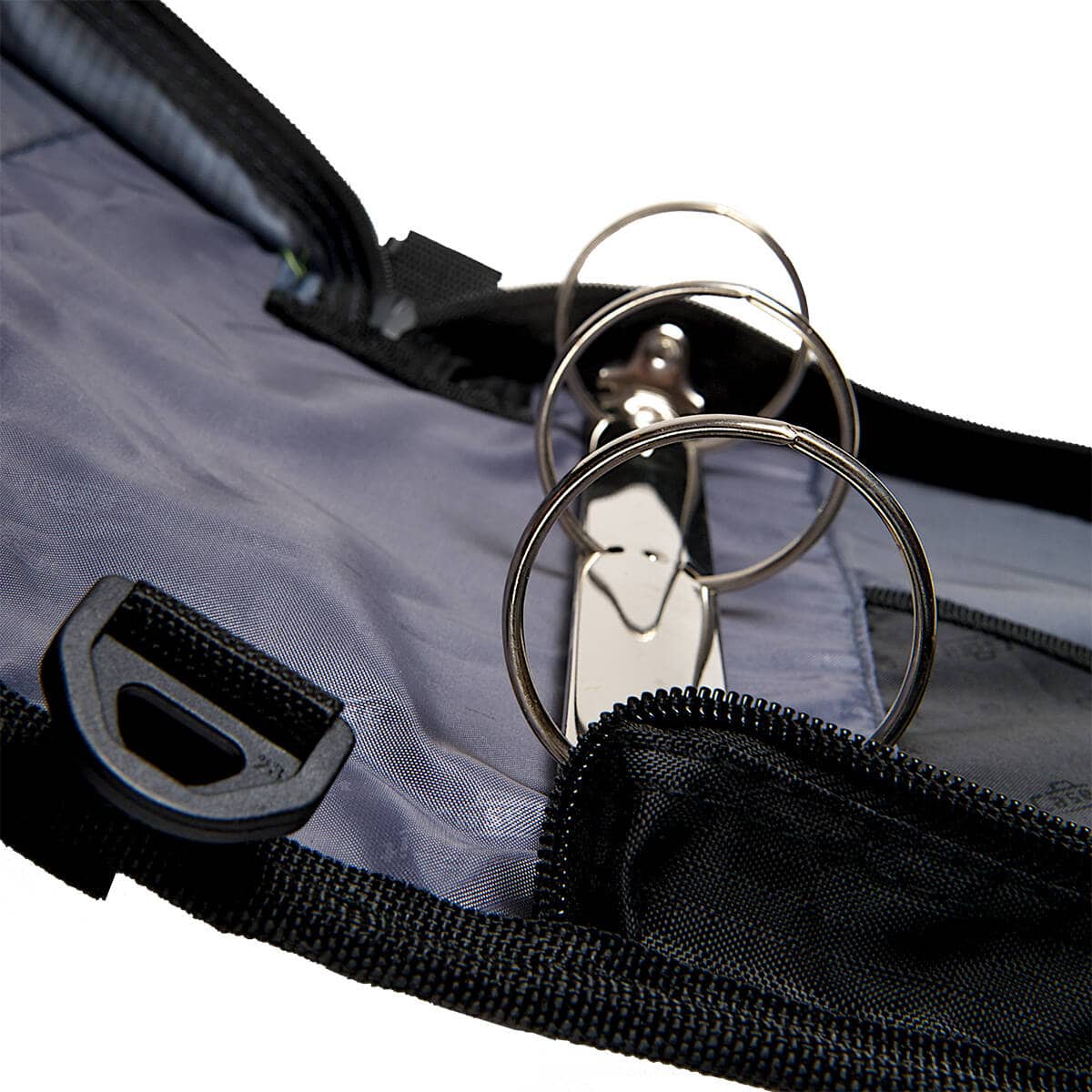 Case-it “The Flip Top” 3-Ring Zipper Binder 2 Capacity Pink Purple carry  handle