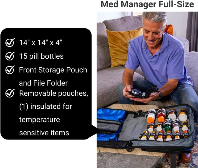 Medium Portable Medical Binder / Organizer