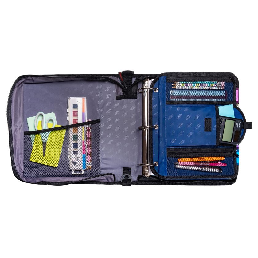 5 tab in binder front with utensils