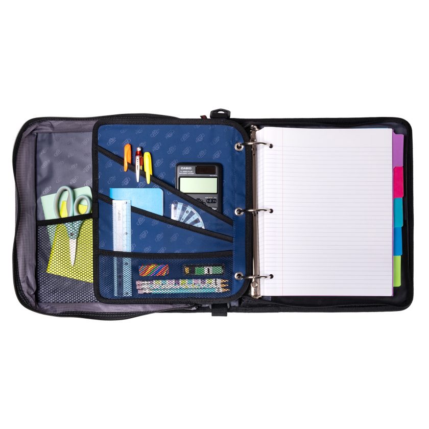 5 tab in binder back side